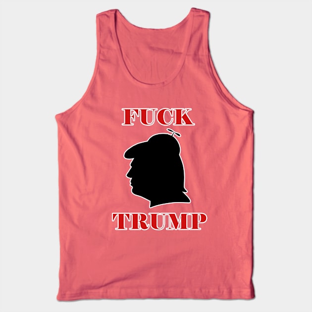 Fuck Trump Tank Top by theruins